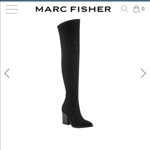 Marc Fisher Over the Knee suede boots 8